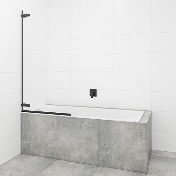 SWISS AQUA TECHNOLOGIES - Pare-Baignoire SAT TGD NEW 150x80 cm noir (SATTGVZO150CT) - large