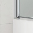SWISS AQUA TECHNOLOGIES - 150x105 cm SK Pare-baignoire en verre 2 volets pliants, orientation gauche et droite, chrome (SATVZSKNEW105) - vignette