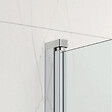 SWISS AQUA TECHNOLOGIES - 150x105 cm SK Pare-baignoire en verre 2 volets pliants, orientation gauche et droite, chrome (SATVZSKNEW105) - vignette
