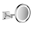 HANSGROHE - Hansgrohe AddStoris Miroir cosmétique mural avec éclairage LED, Chrome (41790000) - vignette