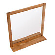 SWISS AQUA TECHNOLOGIES - Swiss Aqua Technologies Miroir avec étagère Naturel Home 60x61,5 cm, bois (HOMEZRC) - vignette