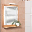 SWISS AQUA TECHNOLOGIES - Swiss Aqua Technologies Miroir avec étagère Naturel Home 60x61,5 cm, bois (HOMEZRC) - vignette