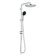 GROHE - Vitalio Start System 250  Colonne de douche avec inverseur manuel + Douche de tête 2 jets + Douchette 2 jets, chrome (G26680001) - vignette