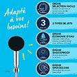 GROHE - Vitalio Start 110 Set de douche avec support mural + Douchette 3 jets, chrome (G26769001) - vignette