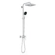 GROHE - Grohe Vitalio Comfort 250 Colonne de douche avec mitigeur monocommande + Douche de tête + Douchette 2 jets, chrome (G26985001) - vignette