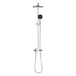 GROHE - Grohe Vitalio Comfort 250 Colonne de douche avec mitigeur monocommande + Douche de tête + Douchette 2 jets, chrome (G26985001) - vignette