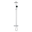 GROHE - Vitalio Comfort 250 Colonne de douche avec mitigeur thermostatique + Douche de tête + Douchette 2 jets, chrome (G26984001) - vignette