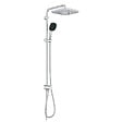 GROHE - Vitalio Comfort 250 Colonne de douche avec inverseur manuel + Douche de tête 2 jets + Douchette 2 jets , chrome (G26986001) - vignette