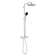 GROHE - Vitalio Start System 250 Colonne de douche avec mitigeur thermostatique + Douche de tête + Douchette 2 jets, chrome (G26677001) - vignette