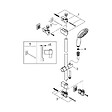 GROHE - Vitalio Start 110 Set de douche avec barre + Douchette 3 jets, chrome (G26032001) - vignette