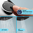 GROHE - Grohe Vitalio Comfort 250 Colonne de douche avec mitigeur thermostatique + Douche de tête + Douchette 2 jets, chrome (G26696001) - vignette