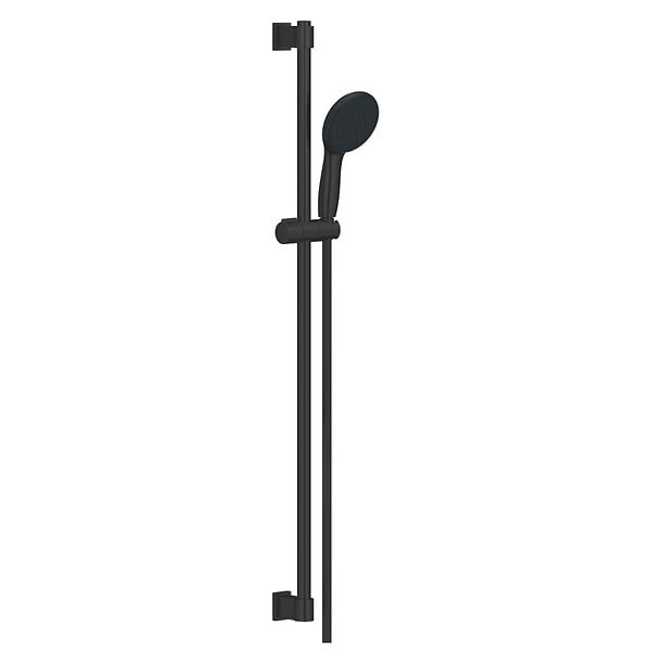 GROHE - Vitalio Start 110 Set de douche avec barre 90 cm + Douchette 2 jets, noir mat (G269542431) - large
