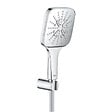 GROHE - Grohe Rainshower Smartactive 130 Cube Ensemble de douche 3 jets avec support mural, chrome (26589000) - vignette