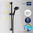 GROHE - Vitalio Start 110 Set de douche avec barre + Douchette 2 jets, noir mat (279482431) - vignette