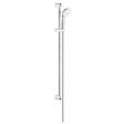 GROHE - Grohe Tempesta 100 ensemble de douche complet 3 jets + mitigeur thermostatique bain/douche 1/2", chrome (34598000-28789002) - vignette