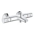 GROHE - Grohe Tempesta 100 ensemble de douche complet 3 jets + mitigeur thermostatique bain/douche 1/2", chrome (34598000-28789002) - vignette