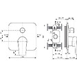 IDEAL STANDARD - Ideal Standard TESI Mitigeur de bain caché (A6586AA) - vignette