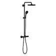 GROHE - Grohe Vitalio Start System 250 colonne de douche thermostatique + douche de tête + douchette 2 jets, noir mat (G266782431) - vignette