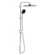 GROHE - Vitalio Comfort 250 Colonne de douche avec inverseur manuel + Douche de tête 2 jets + Douchette 2 jets, chrome (G26698001) - vignette
