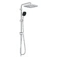 GROHE - Vitalio Comfort 250 Colonne de douche avec inverseur manuel + Douche de tête 2 jets + Douchette 2 jets, chrome (G26698001) - vignette