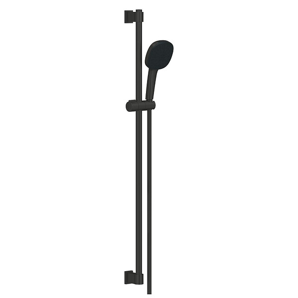 GROHE - Vitalio Comfort 110 Set de douche avec barre + Douchette 2 jets, noir mat (G269302431) - large