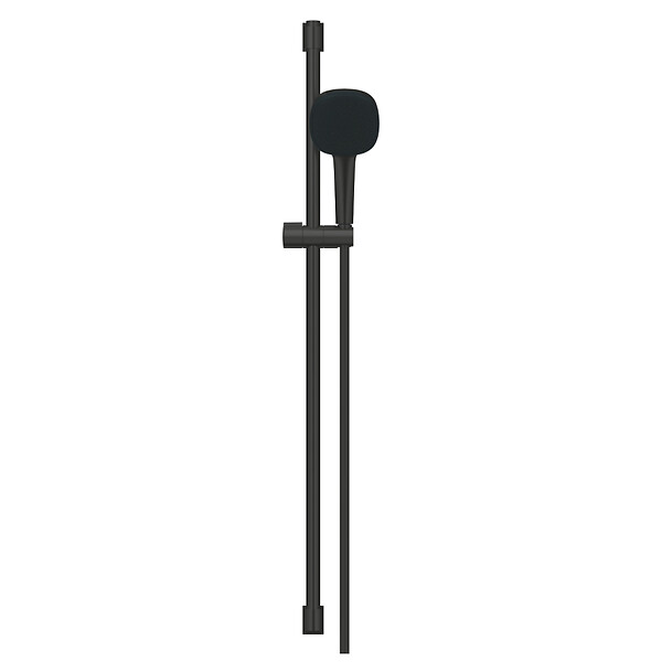 GROHE - Vitalio Comfort 110 Set de douche avec barre + Douchette 2 jets, noir mat (G269302431) - large