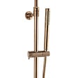 SWISS AQUA TECHNOLOGIES - Swiss Aqua Technologies Aurum colonne de douche avec mitigeur thermostatique + douchette 2 jets + douche de tête, or rose brossé (SATSSTKAURBRG) - vignette