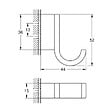 GROHE - Grohe Sélection Lot de 2 patères murales fixations invisibles, chrome (41039000-Duo) - vignette