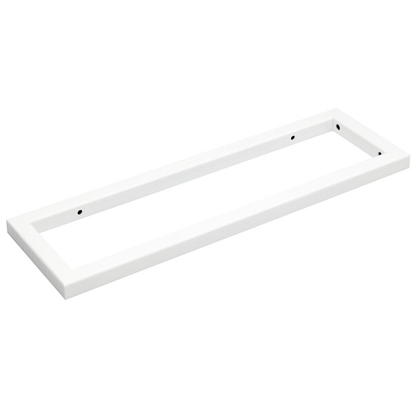NATUREL - Accessoires support laqué Naturel Dolce 45 cm blanc mat KONZOLEH45B - large