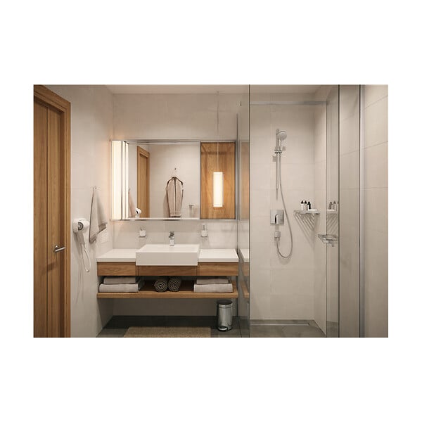 HANSGROHE - Hansgrohe AddStoris Crochet simple, Chrome (41742000) - large