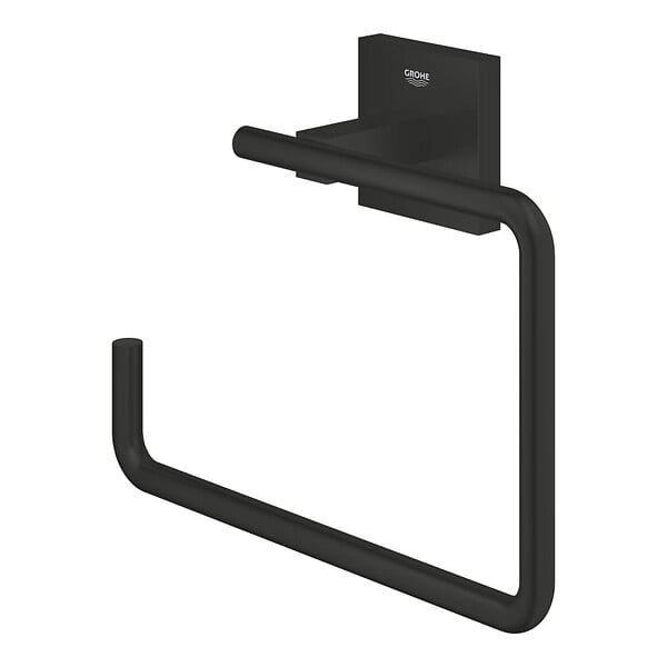 GROHE - Grohe Start Cube anneau porte-serviettes, noir mat (G409752430) - large