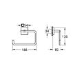 GROHE - Grohe Start Cube anneau porte-serviettes, noir mat (G409752430) - vignette