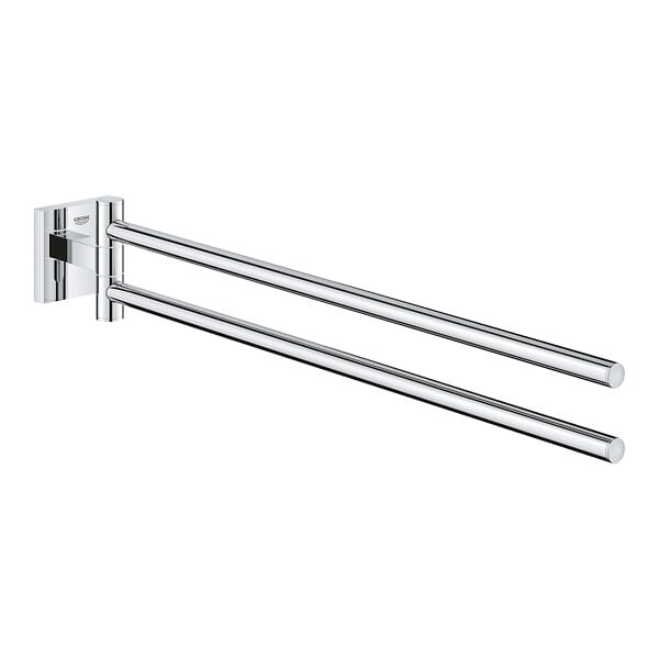 GROHE - Grohe Start Cube double porte-serviettes 43,8 cm, chrome (G40976000) - large