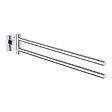 GROHE - Grohe Start Cube double porte-serviettes 43,8 cm, chrome (G40976000) - vignette