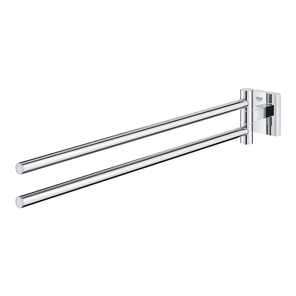 GROHE - Grohe Start Cube double porte-serviettes 43,8 cm, chrome (G40976000) - large