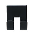 SWISS AQUA TECHNOLOGIES - Swiss Aqua Technologies Double crochet suspendu en acrylique pour écran de douche SAT Walk-In, noir mat (SATWIHACEKPLASTC) - vignette