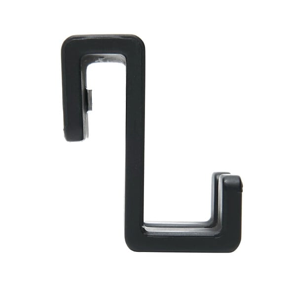 SWISS AQUA TECHNOLOGIES - Swiss Aqua Technologies Double crochet suspendu en acrylique pour écran de douche SAT Walk-In, noir mat (SATWIHACEKPLASTC) - large
