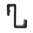 SWISS AQUA TECHNOLOGIES - Swiss Aqua Technologies Double crochet suspendu en acrylique pour écran de douche SAT Walk-In, noir mat (SATWIHACEKPLASTC) - vignette