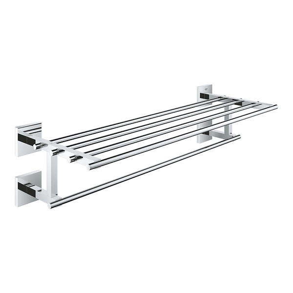 GROHE - Start Cube rack porte-serviettes en métal 60 cm avec fixations cachées, chrome (G41099000) - large