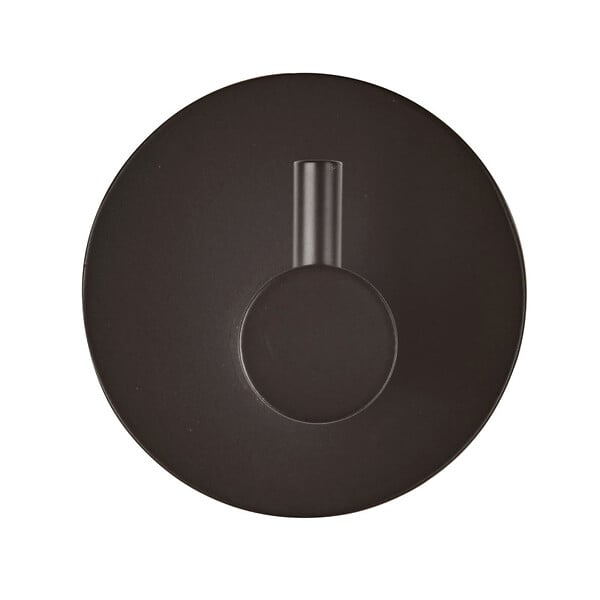 SWISS AQUA TECHNOLOGIES - Patère murale adhésive en acier inoxydable, noir mat (HACEKNALEP1KMC) - large