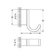 GROHE - Selection patère murale, cool sunrise (G41039GL0) - vignette