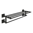 GROHE - Start Cube rack porte-serviettes en métal 60 cm avec fixations cachées, noir mat (G410992430) - vignette
