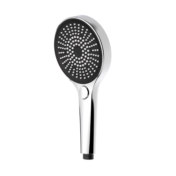 SWISS AQUA TECHNOLOGIES - Douchette à main 3 jets,  diamètre 12,5 cm, noir/chrome (SATBSRS81) - large