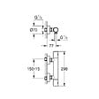 GROHE - Grohe Set Mitigeur + Ensemble de douche Graphite (SetGraphite1) - vignette