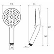 RAVAK - Ravak Pomme de douche Ravak 953.00 argent X07P009 - vignette