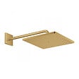 GROHE - Grohe Rainshower Mono 310 Cube Ensemble douche de tête 1 jet et bras 422mm, Cool Sunrise brossé (26564GN0) - vignette