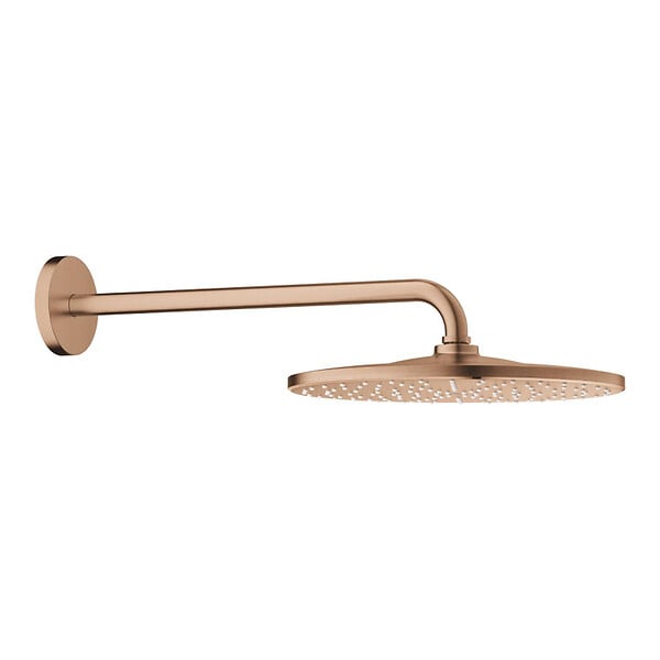 GROHE - Grohe Rainshower Mono 310 ensemble douche de tête et bras 422 mm, 1 jet, warm sunset brossé (G26558DL0) - large