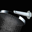 SWISS AQUA TECHNOLOGIES - Swiss Aqua Technologies Douche de tête mural 1 jet avec bras de douche, diamètre 30 cm, noir mat (SATBSHS81SETC) - vignette