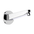 SWISS AQUA TECHNOLOGIES - Bras de douche mural 20,2 cm pour douche de tête, raccord universel, chrome (SATBSRKM) - vignette