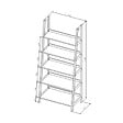 SWISS AQUA TECHNOLOGIES - Swiss Aqua Technologies Etagère sur pied Naturel Home 63x149x36,4 cm, bois  (HOMEPOL5) - vignette